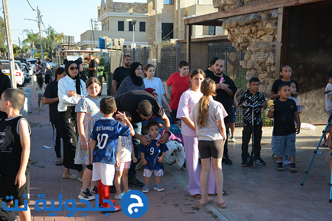 موكب كأس العالم المتجول في جلجولية برعاية جمعية غيث